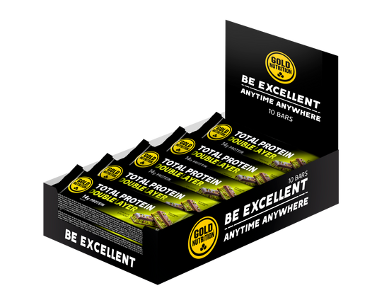 GoldNutrition Double Layer Protein Bar box- Chocolate & Pistachio