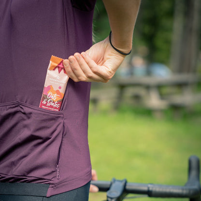Moonvalley Organic Energy Bars Oats & Dates Red Beets & Orange in the pocket