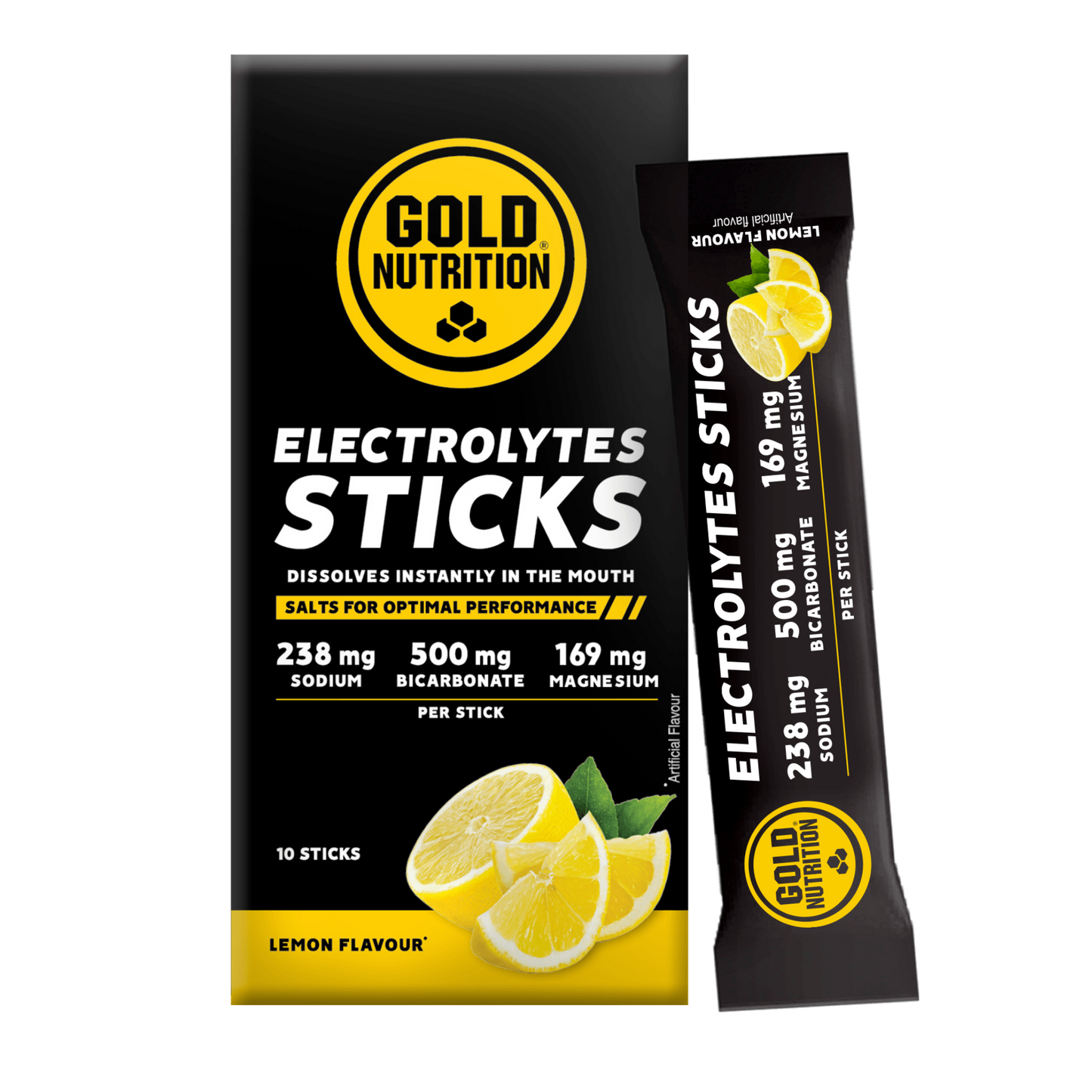 Electrolytes Sticks 10 pcs - Lemon GoldNutrition