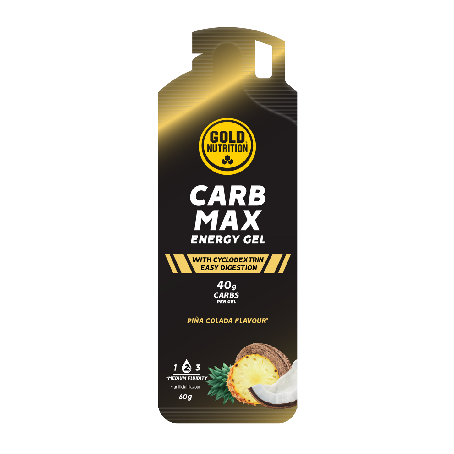 GoldNutrition Carb Max Energy Gel - Pina Colada taste