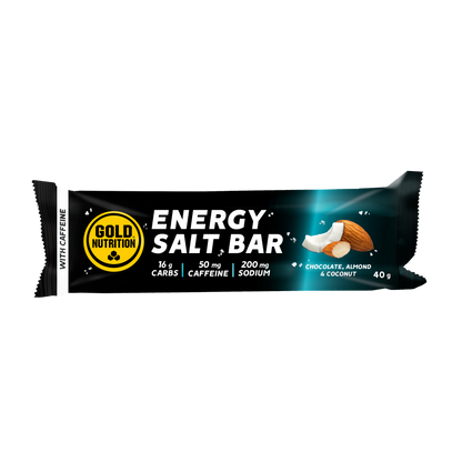 GoldNutrition Energy Salt Bar - Chocolate, Almond & Coconut