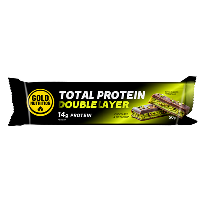 GoldNutrition Double Layer Protein Bar - Chocolate & Pistachio