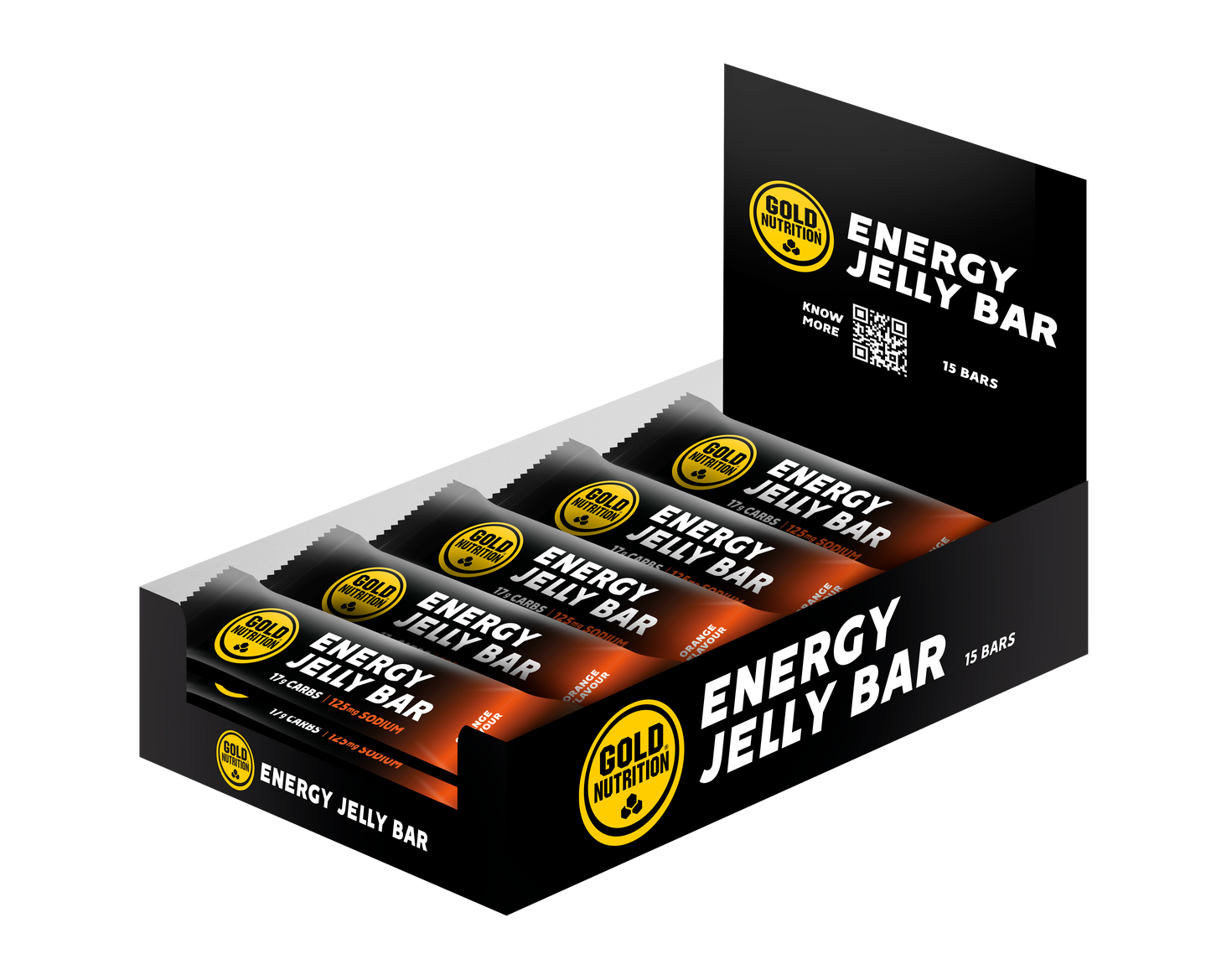 GoldNutrition Jelly Bar Electrolyte box- Orange