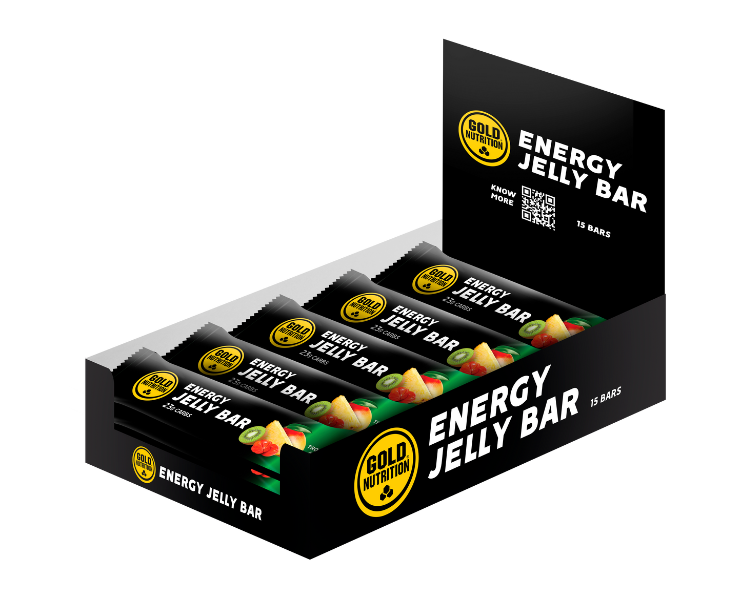 GoldNutrition Energy Jelly Bar box - Tropical