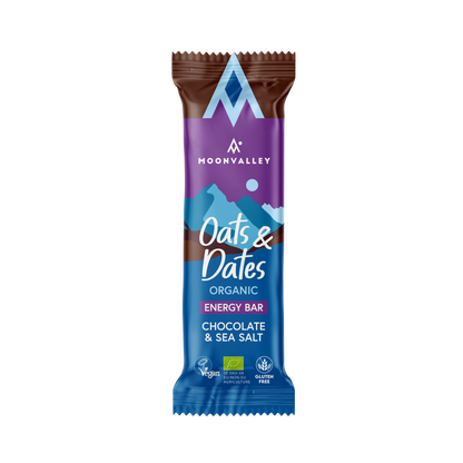 Moonvalley Organic Energy Bars Oats & Dates Chocolate & Sea Salt