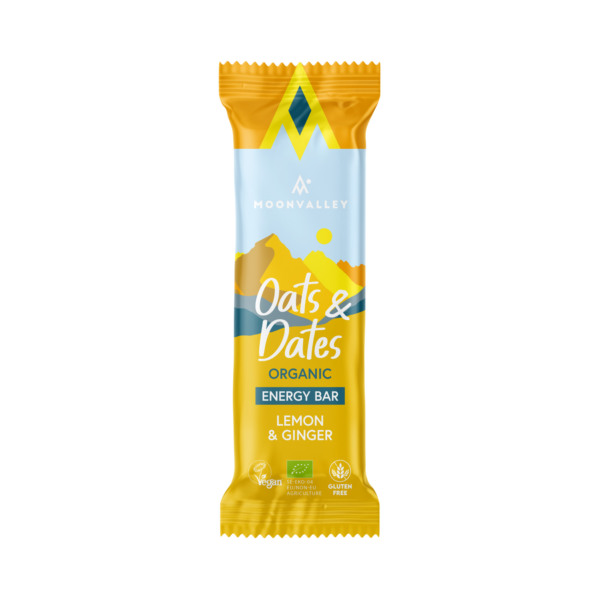 Moonvalley Organic Energy Bars Oats & Dates Lemon & Ginger