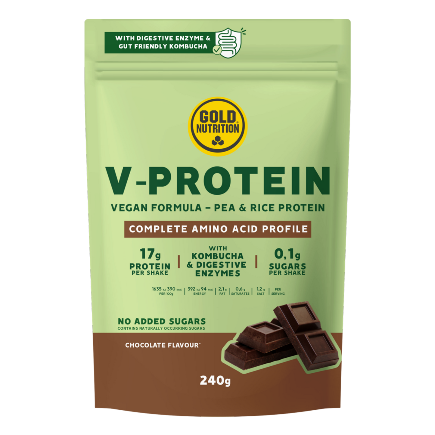 V-Protein 240g - Chocolate GoldNutrition