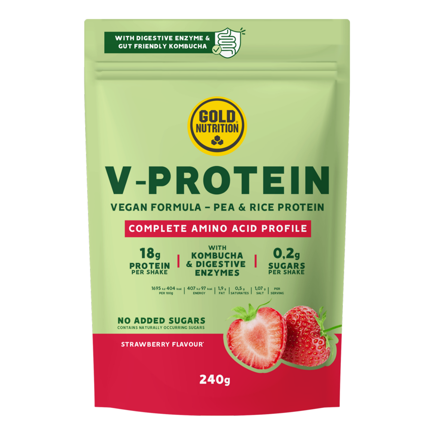 V-Protein 240g - Strawberry GoldNutrition
