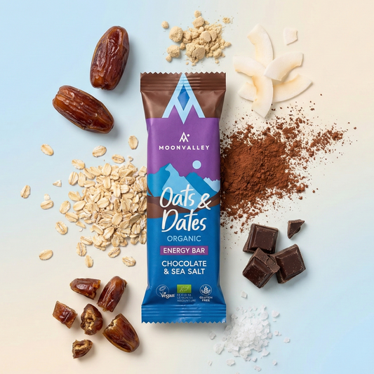 Moonvalley Organic Energy Bars Oats & Dates Chocolate & Sea Salt