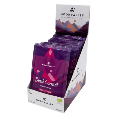 Moonvalley Organic Sports Drink Black Currant box 