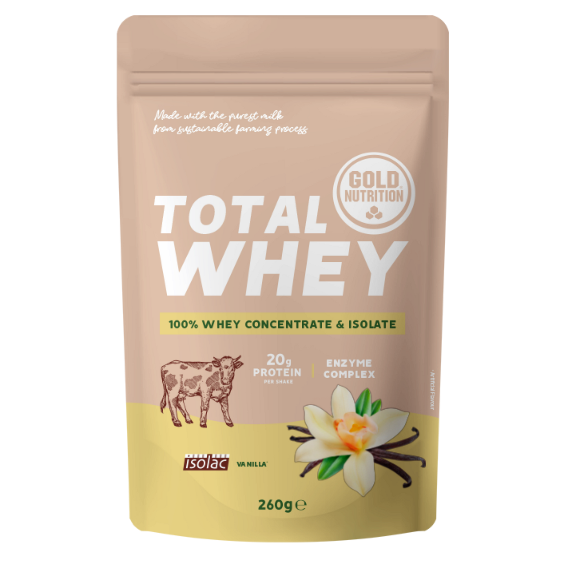 Total Whey 260 g -  Vanilla GoldNutrition